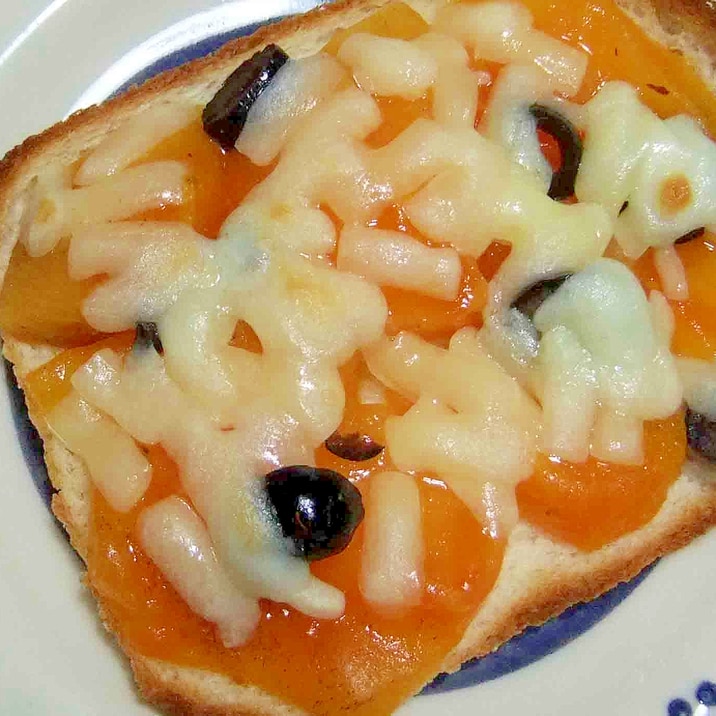 柿とチーズのトースト